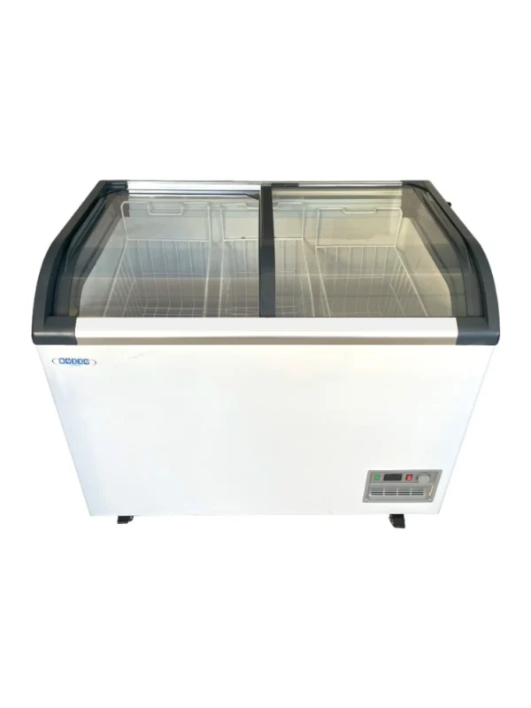Congelador 320 Litros Vidrio Curvo Plus. Bozzo