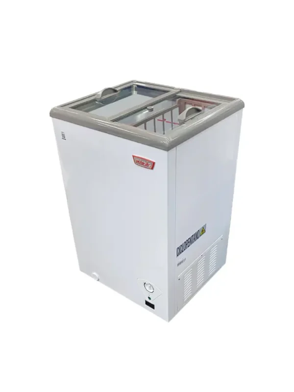 Congelador Dual 100 Litros Tapa Vidrio. Maigas