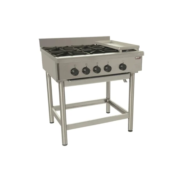 Anafe 4 Platos 300×300 mm + Plancha Churrasquera. Maigas