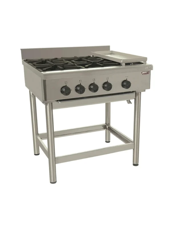 Anafe 4 Platos 300×300 mm + Plancha Churrasquera. Maigas