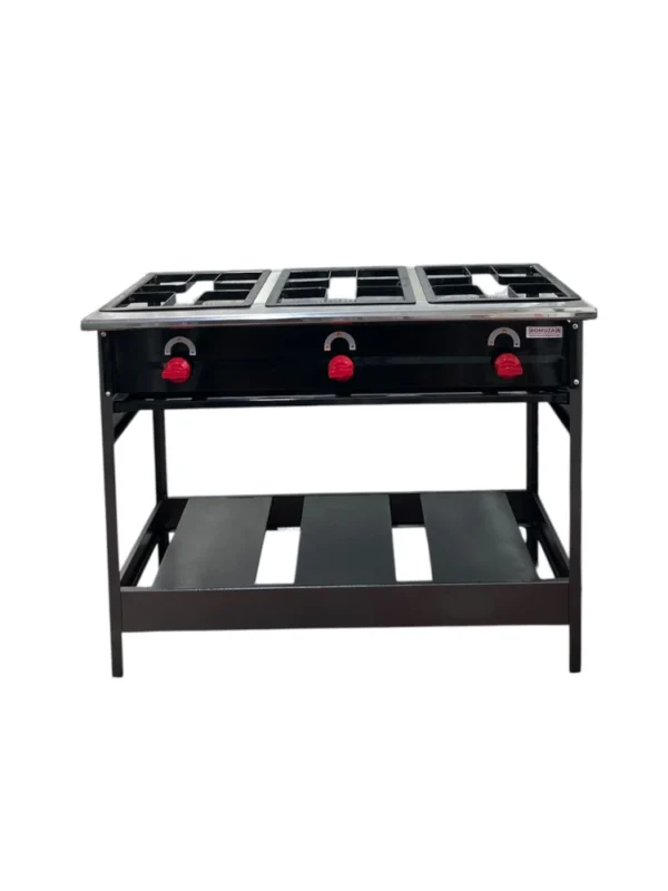 Anafe Industrial 2 Platos Alto 64x30 Cm. Romuza