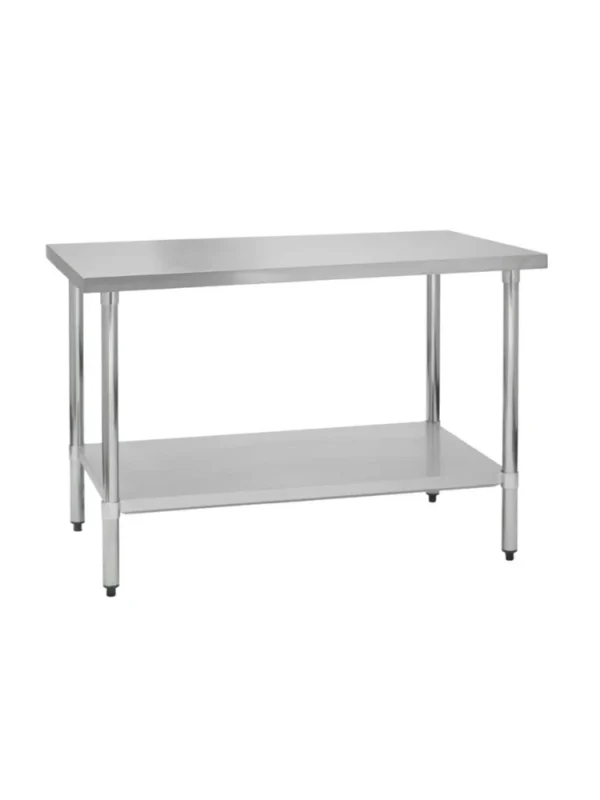 Mesón Central Acero Inoxidable 120x60 Cm