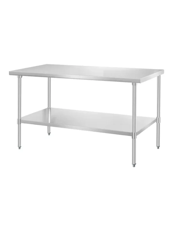 Mesón Central Acero Inoxidable 140x60 Cm