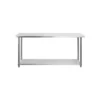 Mesón Central Acero Inoxidable 180x60 Cm_1 Mesón Central Acero Inoxidable 180x60 Cm