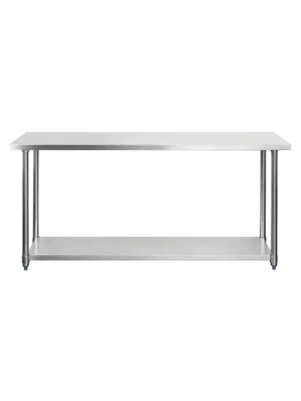 Mesón Central Acero Inoxidable 180x60 Cm