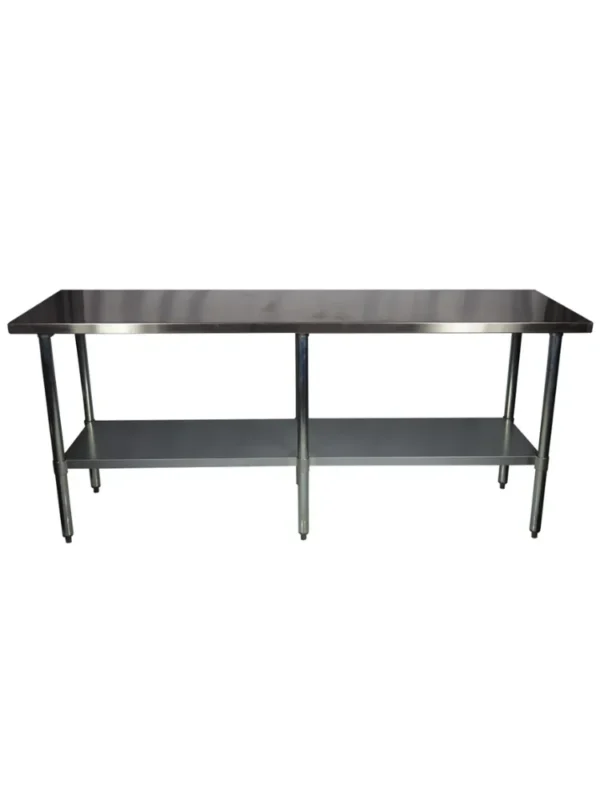 Mesón Central Acero Inoxidable 210x60 Cm
