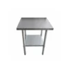 Mesón Central Acero Inoxidable 60x60 Cm_1 Mesón Central Acero Inoxidable 60x60 Cm